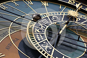 Old astronomic clock in Prague (orloj)