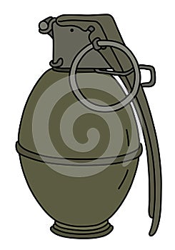 The old attack hand grenade