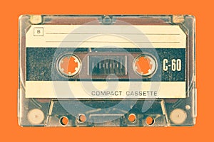 Old audio compact cassette