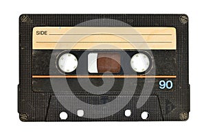 Old audio tape cassette