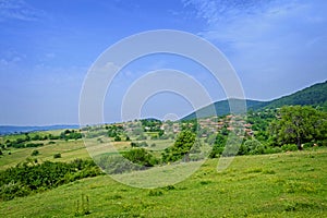 Old authentic village landscape 3