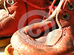 Old baby shoes