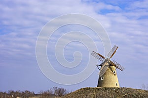 Old Bagi windmill on the hill