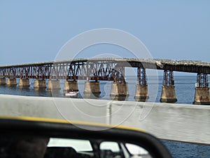 Old Bahia Onda Bridge 1, Summerland Keys, Florida, USA