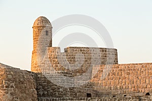 Old Bahrain Fort at Seef in late afternoon