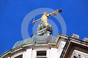 Old Bailey Central Criminal Court in London