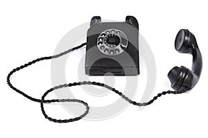 Old bakelite telephone