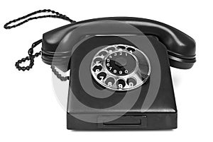 Old bakelite telephone photo