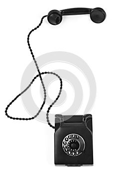 Old bakelite telephone