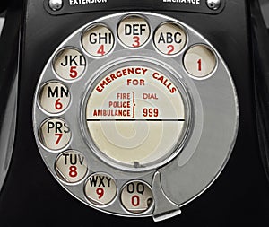 Old Bakelite Telephone Dial