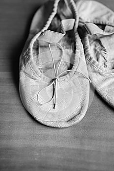 Old ballet shoes