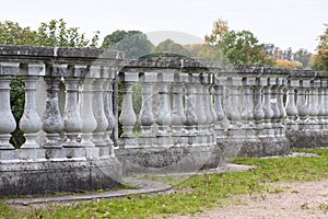 Old Balustrade in the Park photo