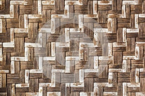 Old bamboo craft texture