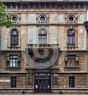 Old bank building in Odessa