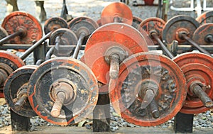 Old barbells