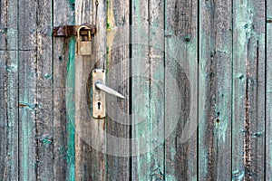 Old barn door