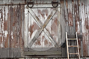 Old barn door