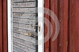 Old barn door.