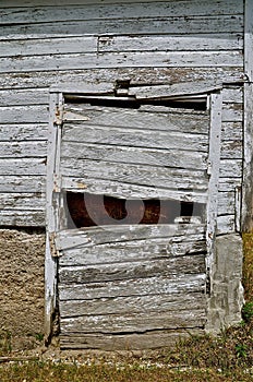Old Barn Door is Rickety,Sagging, and Broken