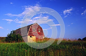 Old Barn with Farmyard