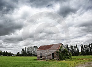 Old Barn in Field