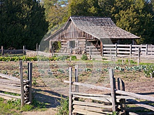 Old Barn with Garden