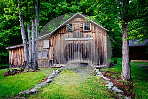 Old barn at Millbrook Village, at Delaware Water Gap National Re