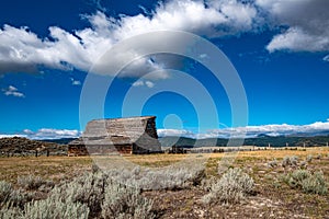 Old Barn on a Ranch in Montana photo