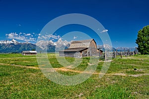 Old Barn at Mormon Row in Grand Teton National Park