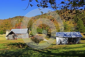 Old barn near Hendersonville NC photo