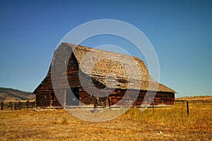 An old barn near Kalispel Montana