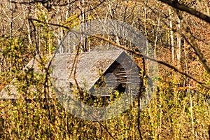 Old Barn in the Rustic Mountains