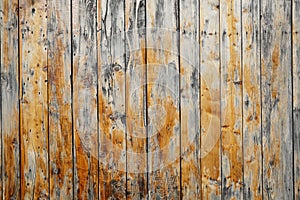 Old barn wall made of vertical wood planks. Texture of the weathered wood boards. Lumber background.
