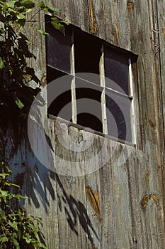 Old barn window
