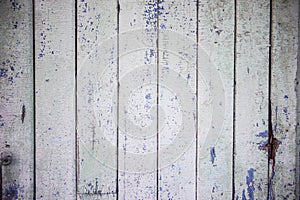 Old barn wood blue plank door draped texture background