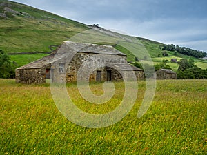 The old barns in Swaledale