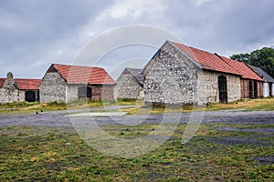 Old barns in Zarki