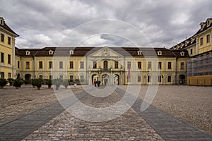 Old baroque castle in ludwigsburg