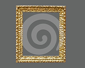 Old baroque decorated frame - your photo inside