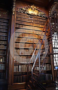 Old baroque Library photo