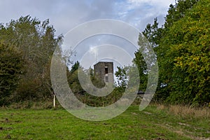 Old barracks called Vogelsang in the region Eifel