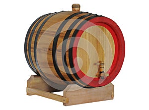 Old barrel for wine