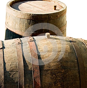 Old barrels