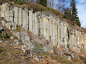 Old Basalt Quarry In The Ore Mountains