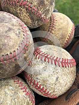 Old baseballs