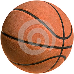 Old Basketball-Clipping Path