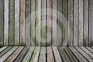 Old battens texture for background