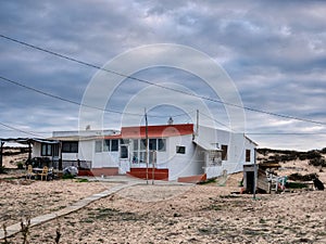 Old beach house. Faro, Portugal.