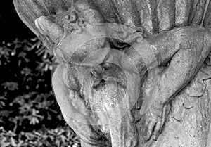 Old bearded faun at the fountain part 5