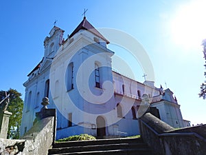 Old beautiful catholic church, Lithuania